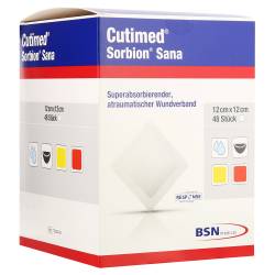 "CUTIMED Sorbion SANA Wundauflage 12x12 cm 48 Stück" von "BSN medical GmbH"