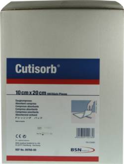 CUTISORB Saugkompressen unsteril 10x20 cm 100 St von BSN medical GmbH