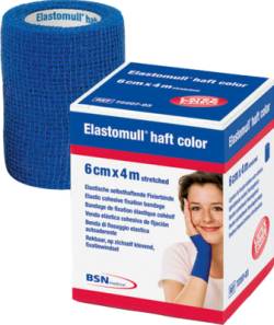 ELASTOMULL haft color 6 cmx4 m Fixierb.blau 1 St von BSN medical GmbH
