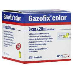 "GAZOFIX color Fixierbinde kohäsiv 8 cmx20 m gelb 1 Stück" von "BSN medical GmbH"