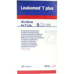 LEUKOMED transp.plus sterile Pflaster 10x20 cm 5 St Pflaster von BSN medical GmbH