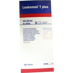 LEUKOMED transp.plus sterile Pflaster 10x25 cm 5 St Pflaster von BSN medical GmbH