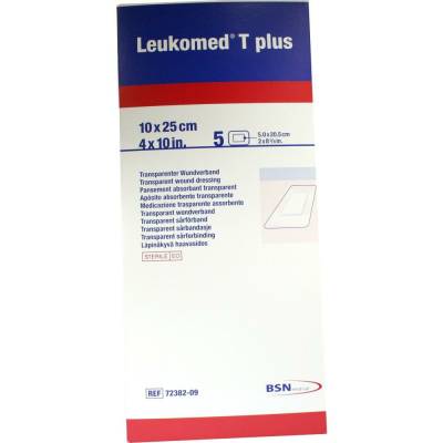 LEUKOMED transp.plus sterile Pflaster 10x25 cm 5 St Pflaster von BSN medical GmbH