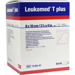 LEUKOMED transp.plus sterile Pflaster 8x10 cm 50 St Pflaster von BSN medical GmbH