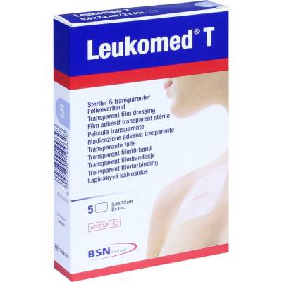 LEUKOMED transp.sterile Pflaster 5x7,2 cm 5 St Pflaster von BSN medical GmbH