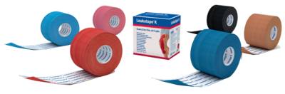 LEUKOTAPE K 2,5 cm blau 1 St von BSN medical GmbH