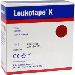 LEUKOTAPE K 2,5 cm rot 1 St von BSN medical GmbH