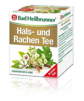 BAD HEILBRUNNER Hals- und Rachen Tee Filterbeutel 8X1.75 g von Bad Heilbrunner Naturheilm.GmbH&Co.KG
