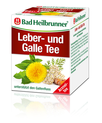 BAD HEILBRUNNER Leber- und Galletee Filterbeutel 8X1.75 g von Bad Heilbrunner Naturheilm.GmbH&Co.KG
