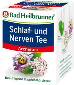 BAD HEILBRUNNER Schlaf- und Nerven Tee Filterbeut. 8X1.75 g von Bad Heilbrunner Naturheilm.GmbH&Co.KG