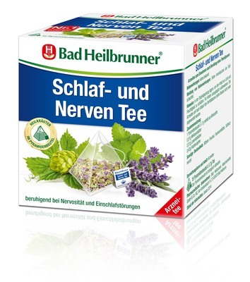 BAD HEILBRUNNER Schlaf- und Nerven Tee Pyramidenb. 15X1.7 g von Bad Heilbrunner Naturheilm.GmbH&Co.KG