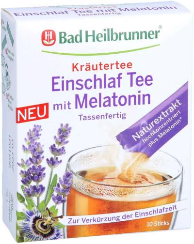 Bad Heilbrunner Einschlaf Tee Mit Melatonin Tassenfertig 10 X 1 G von Bad Heilbrunner Naturheilm.