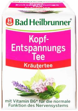 Bad Heilbrunner Kopf-Entspannungstee 8 Filterbeutel von Bad Heilbrunner Naturheilm.