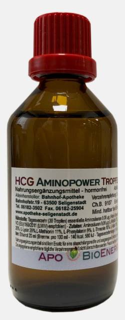 HCG Aminopower Tropfen von Bahnhof-Apotheke, Inh. Deborah Hof