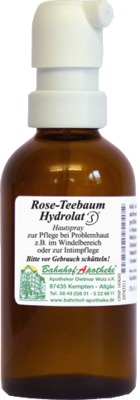 ROSE TEEBAUM Hydrolat Hautspray von Bahnhof-Apotheke