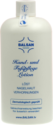 BALSAN Lotion z.Hornhautentfernung 500 ml von Balsan Cosmetik GmbH