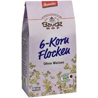 Bauckhof Bio 6-Korn-Flocken ohne Weizen von Bauckhof