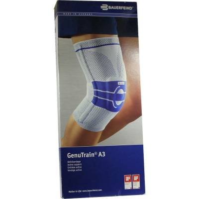 GENUTRAIN A3 Knieband.rechts Gr.3 titan 1 St Bandage von Bauerfeind AG Geschäftsbereich Orthopädie