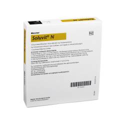 "SOLUVIT N Plv.f.e.Konz.z.Her.e.Infusionslösung 10x10 Milliliter" von "Baxter Deutschland GmbH Medication Delivery"