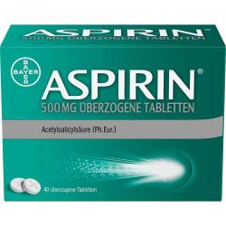 ASPIRIN 500MG von Bayer Vital GmbH Geschäftsbereich Selbstmedikation
