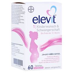 "ELEVIT 1 Kinderwunsch & Schwangerschaft Tabletten 1x60 Stück" von "Bayer Vital GmbH Geschäftsbereich Selbstmedikation"