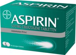 ASPIRIN 500 mg �berzogene Tabletten 80 St von Bayer Vital GmbH