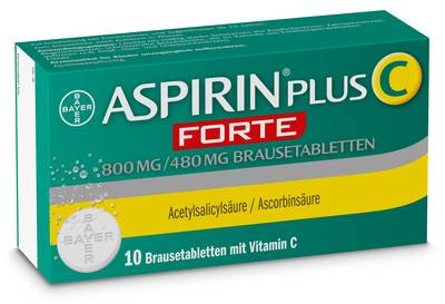 ASPIRIN plus C forte 800 mg/480 mg Brausetabletten 10 St von Bayer Vital GmbH