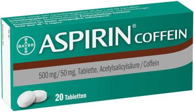 Aspirin Coffein 20 Tabletten von Bayer Vital GmbH