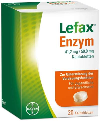 Lefax Enzym 20 Kautabletten von Bayer Vital GmbH