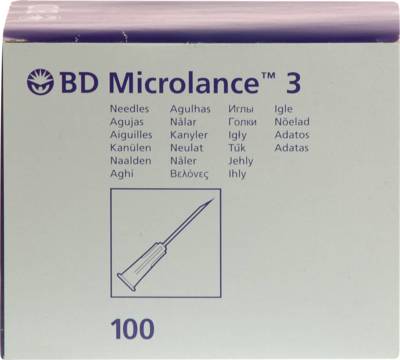 BD MICROLANCE Kan�le 22 G 1 1/4 0,7x30 mm 100 St von Becton Dickinson GmbH