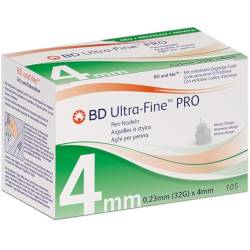 Bd Ultra-fine Pro Pen-nadeln 4 mm 32 G von embecta GmbH