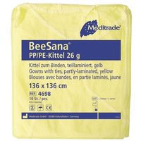 BeeSana® Schutzkittel mit Beschichtung und Ärmelbündchen von BeeSana