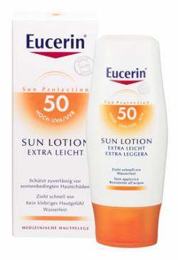 EUCERIN Sun Lotion extra leicht LSF 50 150 ml von Beiersdorf AG Eucerin
