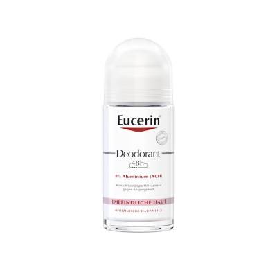 Eucerin Deodorant 48h 0% Aluminium EMPFINDLICHE HAUT Roll-on von Beiersdorf AG Eucerin