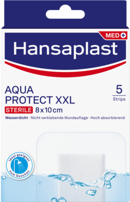 HANSAPLAST Aqua Protect Wundverb.steril 8x10 cm 5 St von Beiersdorf AG