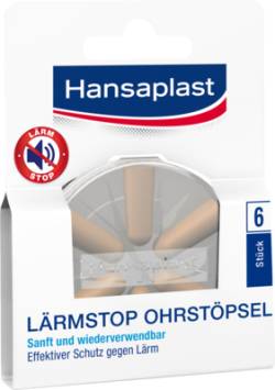 HANSAPLAST Lärmstop Ohrstöpsel 6 St von Beiersdorf AG