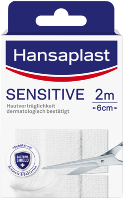 HANSAPLAST Sensitive Pflast.hypoallergen 6 cmx2 m 1 St von Beiersdorf AG