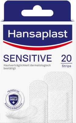 HANSAPLAST Sensitive Pflast.hypoallergen Strips 20 St von Beiersdorf AG