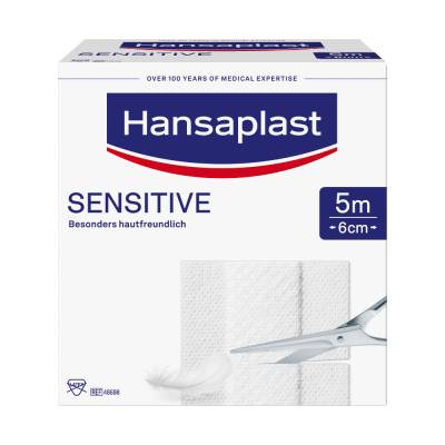 Hansaplast SENSITIVE Pflaster 6cm x 5m von Beiersdorf AG