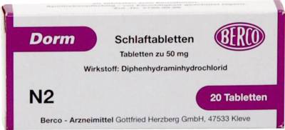 DORM Tabletten 20 St von Berco-ARZNEIMITTEL