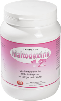 MALTODEXTRIN 12 Lamperts Pulver 1200 g von Berco-ARZNEIMITTEL