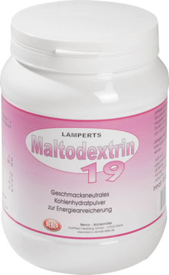 MALTODEXTRIN 19 Lamperts Pulver 850 g von Berco-ARZNEIMITTEL