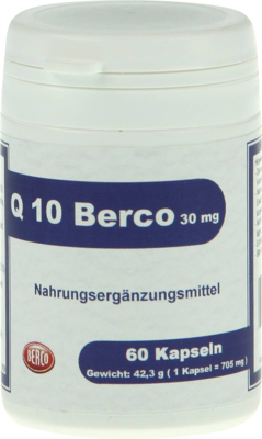 Q10 BERCO 30 mg Kapseln 60 St von Berco-ARZNEIMITTEL