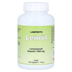 "LEINÖL 1000 mg Lamperts Kapseln 100 Stück" von "Berco - Arzneimittel, Gottfried Herzberg GmbH"