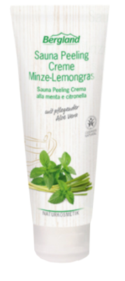 SAUNA PEELING Creme Minze-Lemongras 100 ml von Bergland-Pharma GmbH & Co. KG