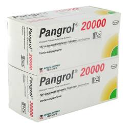 "Pangrol 20000 Tabletten magensaftresistent 200 Stück" von "Berlin-Chemie AG"
