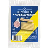 Bezgluten Erdbeercreme Waffeln glutenfrei von Bezgluten