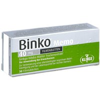 Binko Memo 40 mg Filmtabletten von Binko Memo