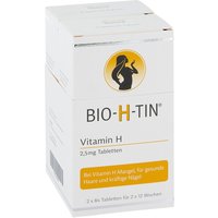 BIO-H-TIN Vitamin H 2,5 mg fÃ¼r 2x12 Wochen Tabletten von Bio-H-Tin