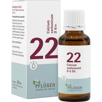 SchÃ¼Ãler-Salze Biochemie PflÃ¼ger 22 Calcium carbon.D 6 Tropfen von Biochemie PflÃ¼ger